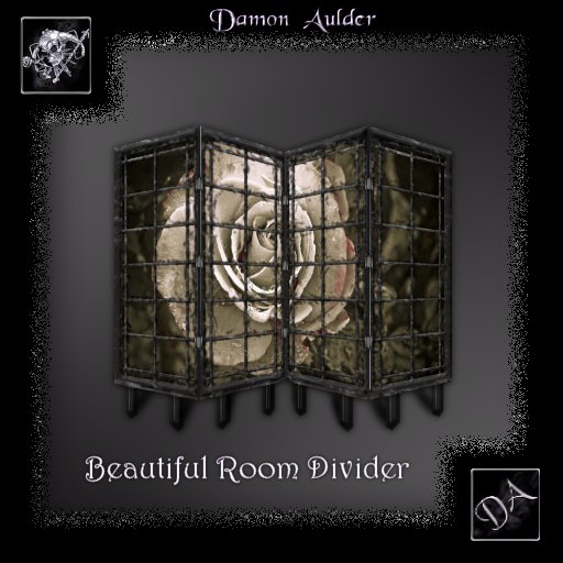 Second Life Marketplace NuTec Vintage Rose Room Divider